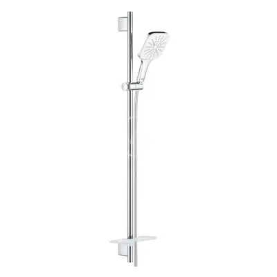 Grohe 26587LS0 - Sada sprchové hlavice 130 9,5 l/min, 3 proudy, tyče 90 cm a hadice, měsíční bíl