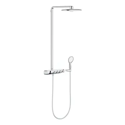 Grohe 26250LS0 - Sprchový set Duo 360 s termostatem, 2 proudy, chrom/měsíční bílá