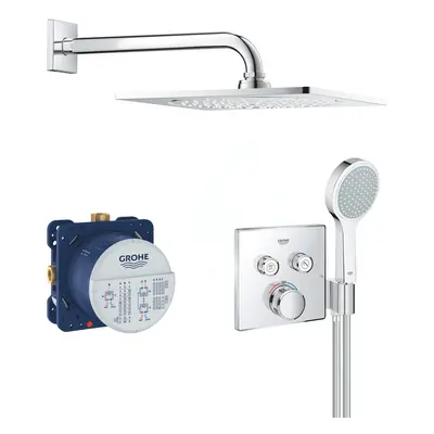 Grohe 34742000 - Sprchový set Perfect s podomítkovým termostatem, 2 proudy, chrom