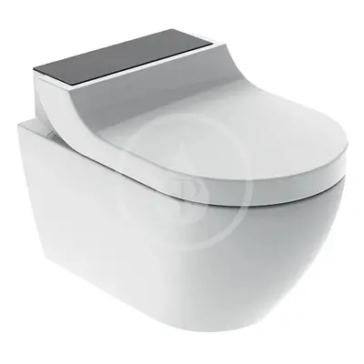 Geberit 146.292.SJ.1 - Elektronický bidet Tuma Comfort s keramikou, Rimfree, SoftClosing, černé 