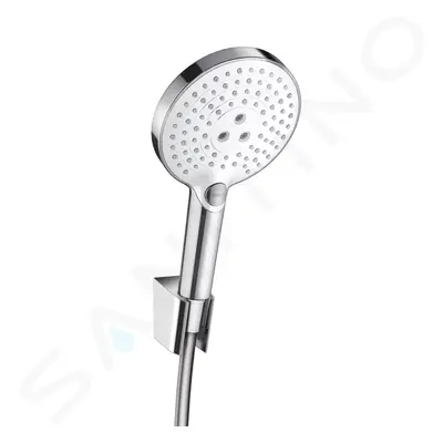 Hansgrohe 26721400 - Set sprchové hlavice, 3 proudy, držáku a hadice, bílá/chrom