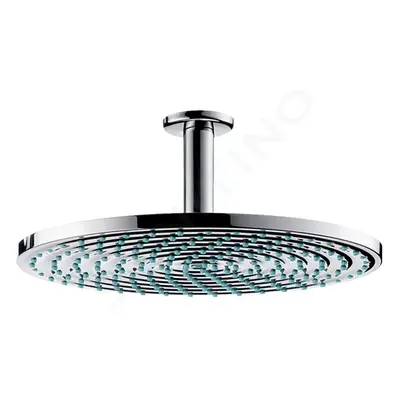 Hansgrohe 27494000 - Hlavová sprcha 300, 1 proud, přívod od stropu 10 cm, chrom