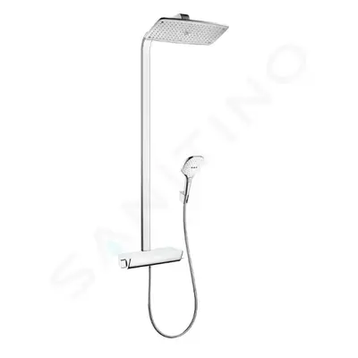 Hansgrohe 27286400 - Sprchový set Showerpipe 360 s termostatem, EcoSmart 9 l/min, bílá/chrom