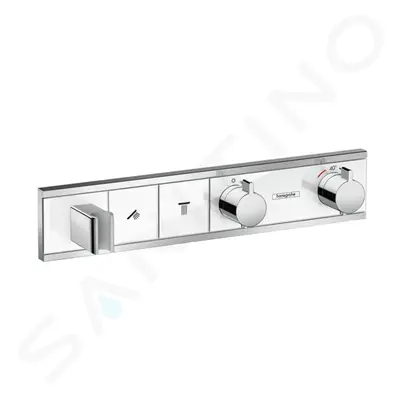 Hansgrohe 15355400 - Termostatická sprchová baterie pod omítku, pro 2 výstupy, bílá/chrom