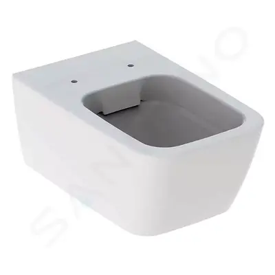 Geberit 201950000 - Závěsné WC, Rimfree, bílá