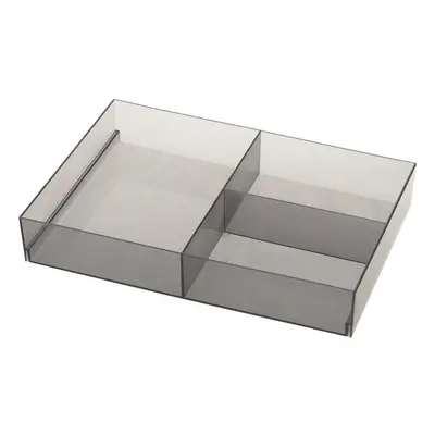 Sapho Organizér do zásuvky, 202x50x302 mm, plast, kouřová