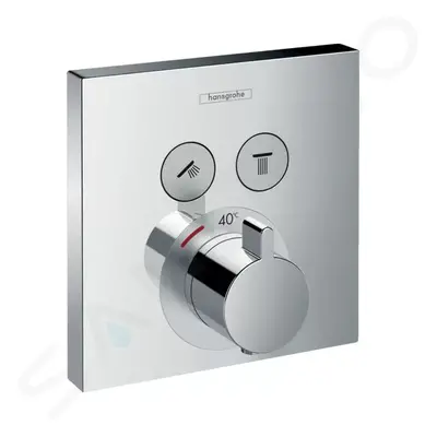 Hansgrohe 15763000 - Termostatická baterie pod omítku, pro 2 výstupy, chrom