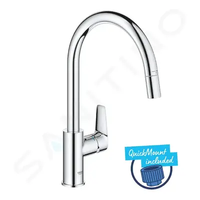 Grohe 30550000 - Dřezová baterie s výsuvnou koncovkou, chrom