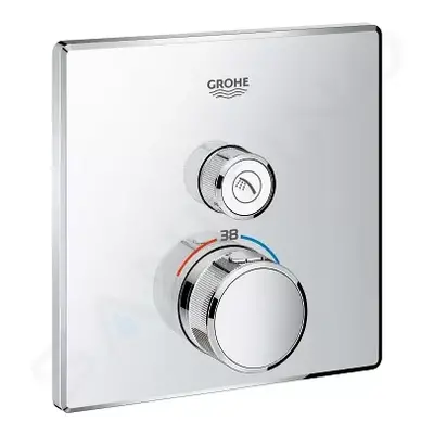 Grohe 29123000 - Termostatická sprchová baterie pod omítku s 1 ventilem, chrom