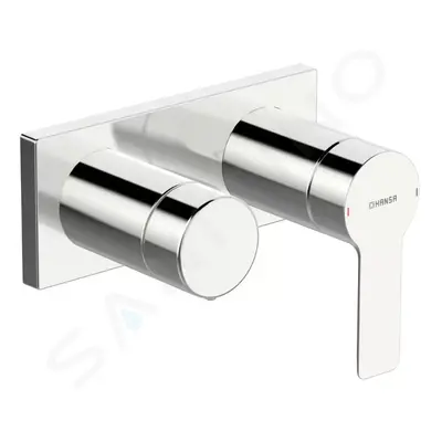 Hansa 44559583 - Baterie pod omítku pro 2 spotřebiče, chrom