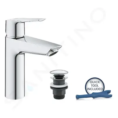 Grohe 23746002 - Umyvadlová baterie s výpustí Push-Open, studený start, chrom