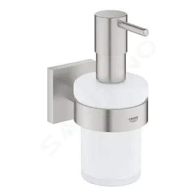 Grohe 41098DC0 - Dávkovač mýdla s držákem, sklo/supersteel