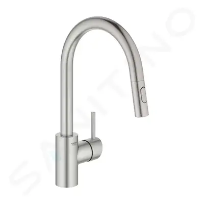 Grohe 31483DC2 - Dřezová baterie s výsuvnou sprškou, supersteel