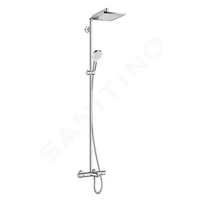 Hansgrohe 27298000 - Set Showerpipe E 240 s vanovým termostatem, 2 proudy, chrom