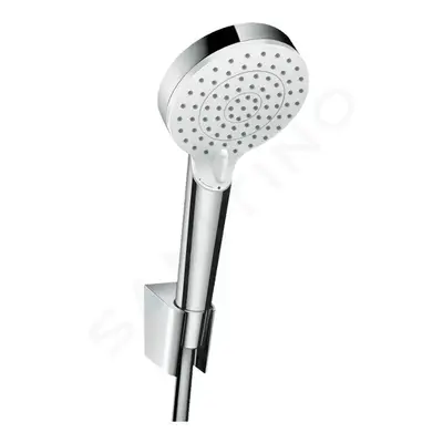 Hansgrohe 26694400 - Set sprchové hlavice, 2 proudy, držáku a hadice, EcoSmart, bílá/chrom