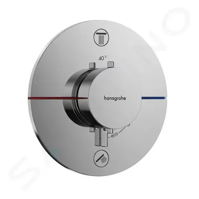 Hansgrohe 15554000 - Termostatická baterie pod omítku, pro 2 spotřebiče, chrom