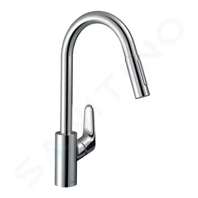 Hansgrohe 73880000 - Dřezová baterie M4116-H240 s výsuvnou sprškou, sBOX, chrom