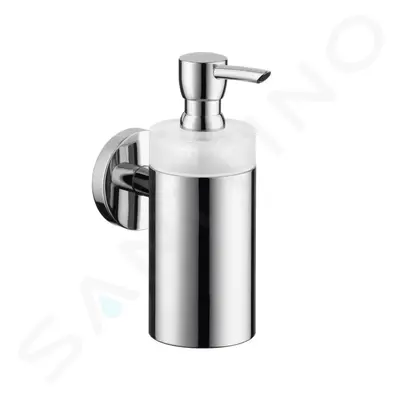 Hansgrohe 40514000 - Dávkovač mýdla s držákem, sklo/chrom