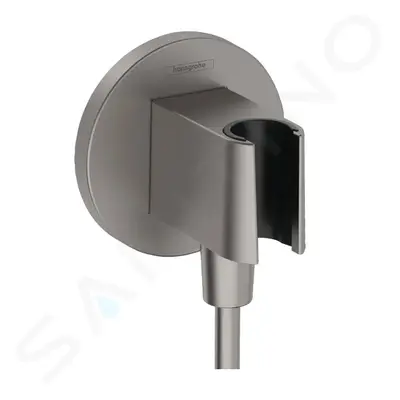 Hansgrohe 26888340 - Sprchové kolínko s držákem, kartáčovaný černý chrom