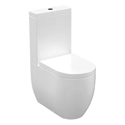 Kerasan FLO WC kombi, spodní/zadní odpad, bílá