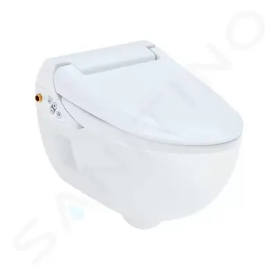 Geberit 146.135.11.1 - Elektronický bidet AquaClean 4000 s keramikou, Rimfree, SoftClosing, alps