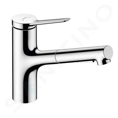 Hansgrohe 74803000 - Dřezová baterie 150, s výsuvnou sprškou, sBox lite, chrom