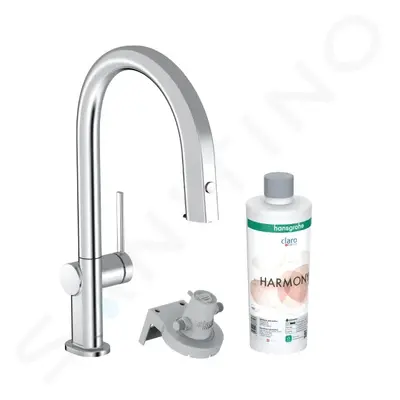 Hansgrohe 76801000 - Dřezová baterie s výsuvnou koncovkou a filtrací, chrom