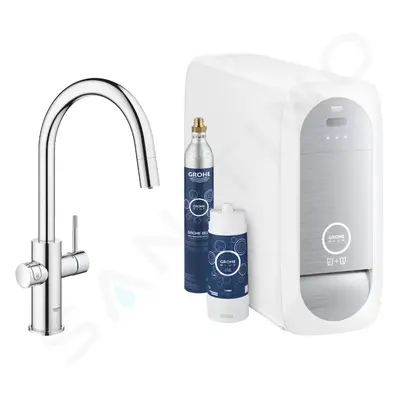 Grohe 31541000 - Dřezová baterie Connected, s chladícím zařízením a filtrací, chrom