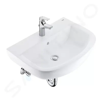 Grohe 39472000 - Set umyvadla 60 cm a baterie Start Flow s výpustí, alpská bílá/chrom