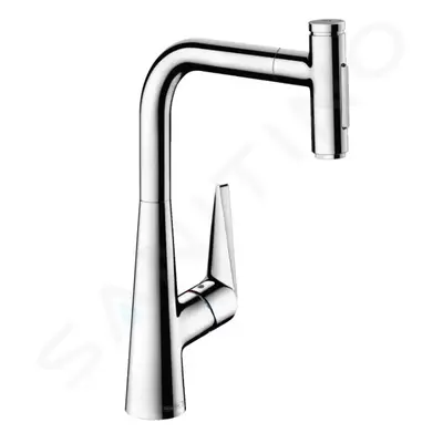 Hansgrohe 73867000 - Dřezová baterie M5117-H300 s výsuvnou sprškou, sBOX, chrom