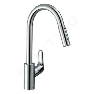 Hansgrohe 31815000 - Dřezová baterie s výsuvnou sprškou, chrom