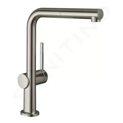 Hansgrohe 72809800 - Dřezová baterie Talis s výsuvnou koncovkou, sBox, vzhled nerezu