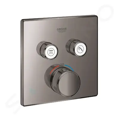 Grohe 29124A00 - Termostatická baterie pod omítku se 2 ventily, Hard Graphite