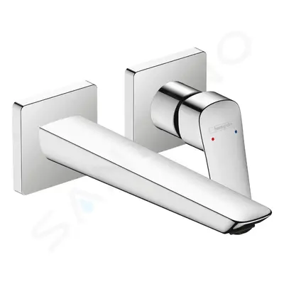 Hansgrohe 71256000 - Umyvadlová baterie Fine pod omítku, 2-otvorová instalace, EcoSmart, chrom