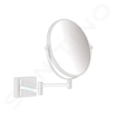 Hansgrohe 41791700 - Kosmetické nástěnné zrcátko, matná bílá