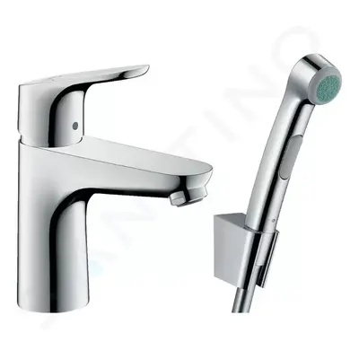 Hansgrohe 31927000 - Umyvadlová baterie 100, s ruční sprchou Bidette, chrom