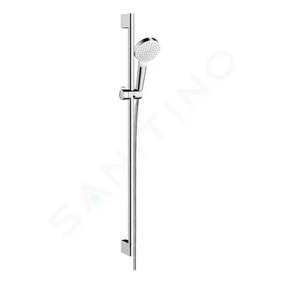 Hansgrohe 26537400 - Set sprchové hlavice, tyče a hadice, bílá/chrom