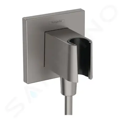 Hansgrohe 26889340 - Sprchové kolínko s držákem, kartáčovaný černý chrom