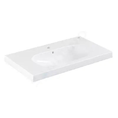 Grohe 3958400H - Umyvadlo s přepadem 80x46 cm, PureGuard, alpská bílá