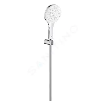 Grohe 26581LS0 - Sada sprchové hlavice 130 9,5 l/min, 3 proudy, držáku a hadice, měsíční bílá