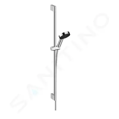 Hansgrohe 24171000 - Set sprchové hlavice, 3 proudy, EcoSmart, tyče 96 cm a hadice, chrom