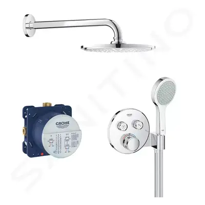 Grohe 34743000 - Sprchový set Perfect s podomítkovým termostatem, 21 cm, chrom