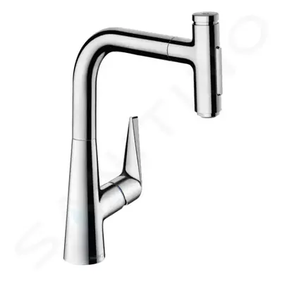 Hansgrohe 72824000 - Dřezová baterie s výsuvnou sprškou, chrom