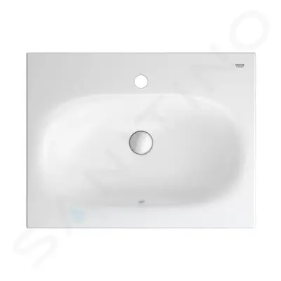 Grohe 3956800H - Umyvadlo s přepadem 60x46 cm, PureGuard, alpská bílá