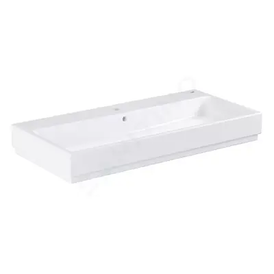 Grohe 3938600H - Umyvadlo s přepadem, 101x49 cm, PureGuard, alpská bílá