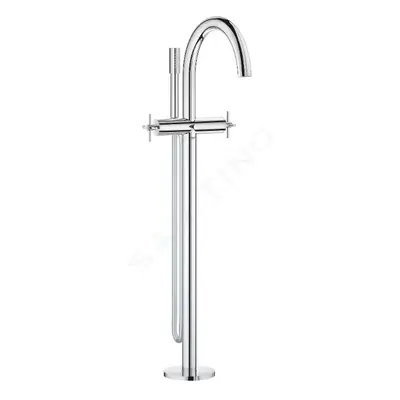 Grohe 25044003 - Vanová baterie do podlahy, s otočným výtokem, chrom