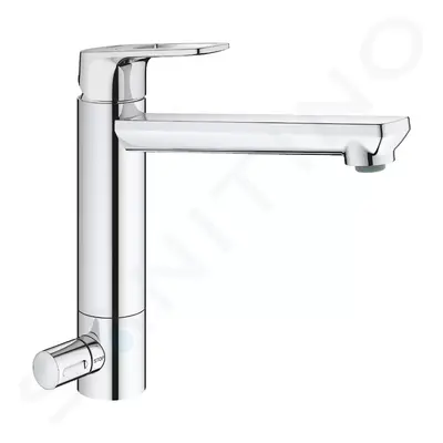 Grohe 31713000 - Dřezová baterie s uzavíracím ventilem, chrom