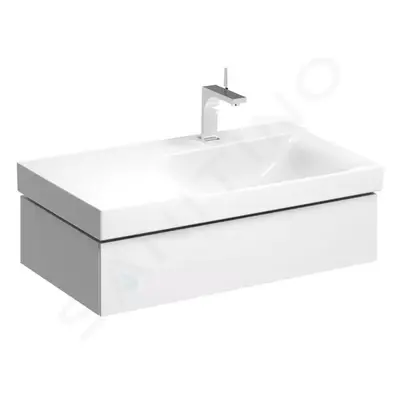 Geberit 500.514.01.1 - Skříňka pod umyvadlo 90 cm s odkládací plochou, zásuvka s LED svítidlem, 