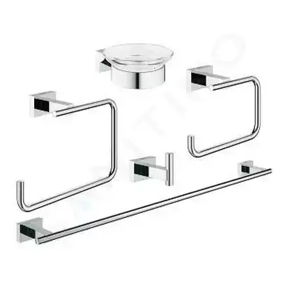 Grohe 40758001 - Sada doplňků do koupelny 5 v 1, chrom