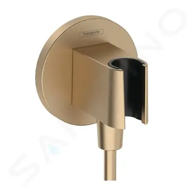 Hansgrohe 26888140 - Sprchové kolínko s držákem, kartáčovaný bronz